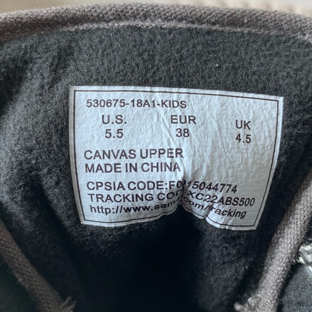Nwt- LEVI STRAUSS- High-Top Black and Gray boots. - Picture 6 of 6